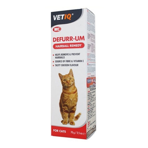 Defurr-umCats &amp; Kittens, when licking their fur, can digest that fur which may accumulate in their stomachs and form what is known as a furball. Signs of furball are consPet MedicineMark & ChappellMcCaskieDefurr-um