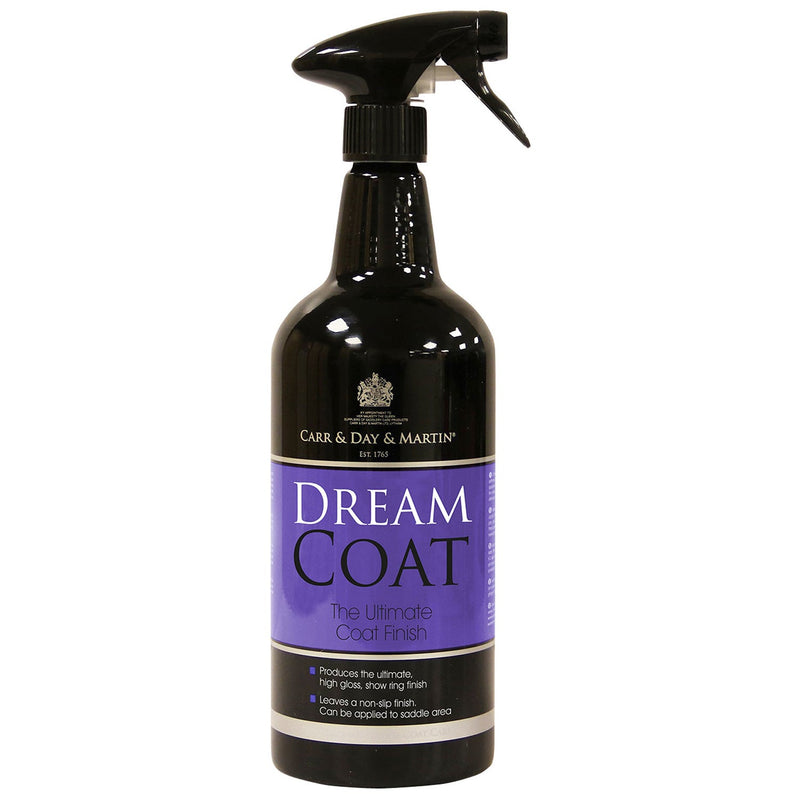 Carr & Day & Martin Dreamcoat 500mlThe Carr &amp; Day &amp; Martin Dreamcoat has been formulated to clean and condition the coat, leaving behind a high gloss shine. The spray bottle releases a mist whHorse GroomingCarr & Day & MartinMcCaskieCarr & Day & Martin Dreamcoat 500ml