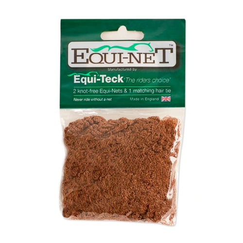 Equi-Net Hairnets Medium (2 Pack) - Brown