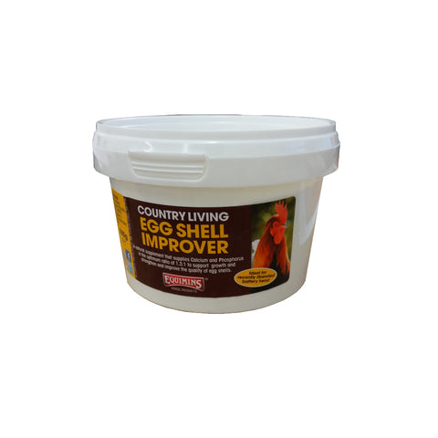 Equimins Country Living Egg Shell Improver 500gThis product is pure dicalcium phosphate produced from phosphate rock and contains no animal products. It promotes the growth of livestock and poultry and helps prevPoultry HealthEquiminsMcCaskieEquimins Country Living Egg Shell Improver 500g