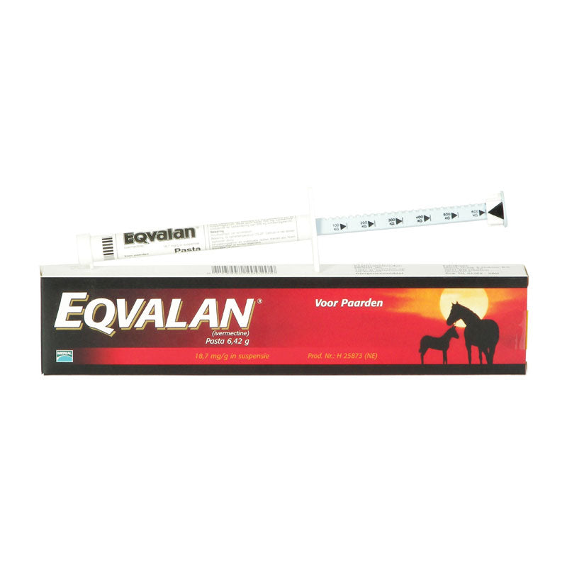 Eqvalan Horse Wormer SyringeEqvalan paste is a parasite control for horses, donkeys, ponies, mares and foals. It kills the adult and larval stages of the important internal parasites, includingHorse WormersBoehringer IngelheimMcCaskieEqvalan Horse Wormer Syringe