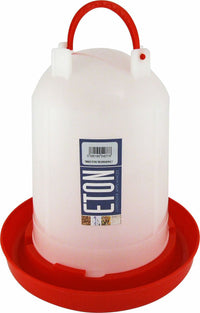Eton Chicken DrinkerThe Eton Chicken Drinker has all the features you could want. Easy to take apart and clean, a handle to carry it and a self filling trough.Poultry EquipmentEtonMcCaskieEton Chicken Drinker