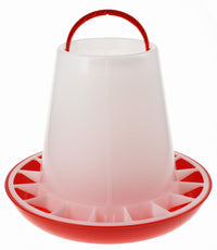Eton Chicken FeederThe eton chicken feeder has all the features you could want. Easy to take apart and clean, a grid to help prevent the hens scattering the feed, a handle to carry it Poultry EquipmentEtonMcCaskieEton Chicken Feeder