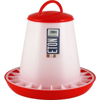 Eton Chicken FeederThe eton chicken feeder has all the features you could want. Easy to take apart and clean, a grid to help prevent the hens scattering the feed, a handle to carry it Poultry EquipmentEtonMcCaskieEton Chicken Feeder