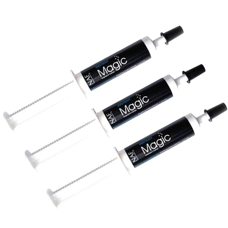 NAF Instant Magic Syringes 3 PackMagnesium-based calming agent, NAF Magic uses a Five Star patented formulation that combines soothing and therapeutic herbal extracts to offer unrivaled relaxation fHorse Vitamins & SupplementsNAFMcCaskieNAF Instant Magic Syringes 3 Pack