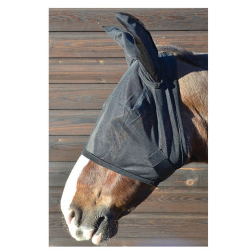 Hy Equestrian Fly Mask with EarsMade from an anti-UV material this fly mask will protect your horse from sun rays as well as pesky flies! With a hook and loop style fastening for a secure fit and cHorse Fly MasksHy EquestrianMcCaskieHy Equestrian Fly Mask