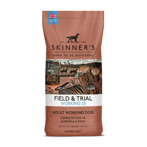 Skinner's Field & Trial Working 23Skinners Field & Trial Working 23 is a complete dog food, specially developed and formulated to support dogs with a moderate to high activity level. With a proteDog FoodSkinnersMcCaskieField & Trial Working 23