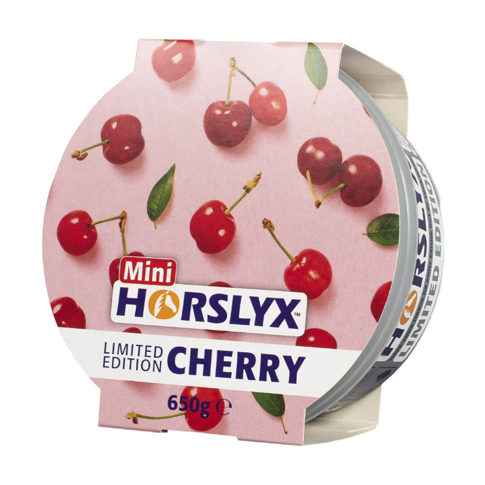Horslyx Mini Licks 650g CherryMini HorslyxMini Horslyx is the perfect choice for horse owners who want to reward, distract (or bribe!!) their horse or pony with a nutritious alternative to sugaryHorse Vitamins & SupplementsHorslyxMcCaskieHorslyx Mini Licks 650g Cherry
