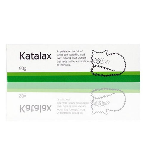Katalax 20gKatalax is a palatable blend of white soft paraffin, cod liver oil and malt extract that aids in the elimination of hairballs.Pet MedicineElancoMcCaskieKatalax 20g