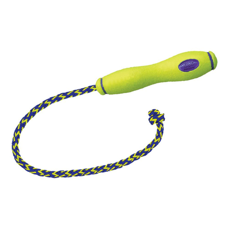 Kong Airdog Fetch Stick with RopeThe KONG AirDog® Fetch Stick with Rope floats high on the water and comes with a high-quality throw rope. It’s made from our non-abrasive tennis ball material, whichKongMcCaskieKong Airdog Fetch Stick