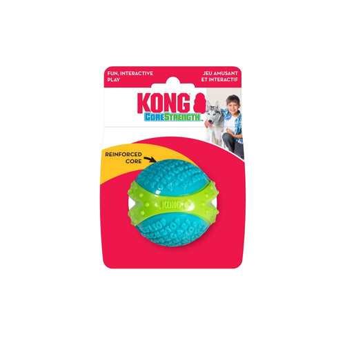 Kong CoreStrength BallKONG CoreStrength is built to last and is sure to bring excitement while providing extended play sessions along the way. The durable KONG-crafted multilayered core sKongMcCaskieKong CoreStrength Ball