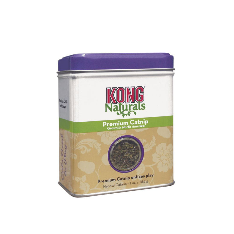 Kong Premium Catnip 1ozKONG Naturals Premium North American Catnip stays fresh in a handy, resealable portable tin. Use as a standalone treat, to refill KONG toys and to sprinkle on toys aKongMcCaskieKong Premium Catnip 1oz