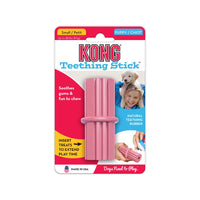 Kong Puppy Teething StickThe KONG Puppy Teething Stick is made with unique KONG Classic puppy rubber. The ridges gently clean teeth and soothe sore gums when chewed. Fill them with Easy TreaKongMcCaskieKong Puppy Teething Stick