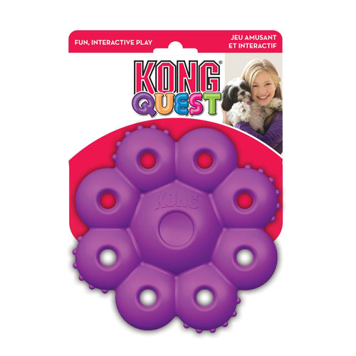 Kong Quest Star Pod Small 31320A treat-dispensing toy with loads of personality! Made using a brightly colored, flexible material, KONG Quest toys deliver a new challenge. Each toy is great for liKongMcCaskieKong Quest Star Pod Small 31320