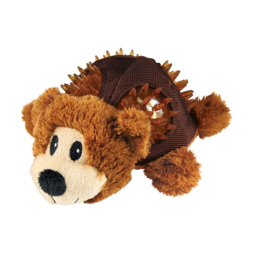 Kong Shells BearKONG Shells entertain dogs with a buffet of textures that reward with multiple ways to play. Dogs will be intrigued by a tough outer Ballistic shell encased with fleKongMcCaskieKong Shells Bear