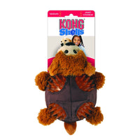 Kong Shells BearKONG Shells entertain dogs with a buffet of textures that reward with multiple ways to play. Dogs will be intrigued by a tough outer Ballistic shell encased with fleKongMcCaskieKong Shells Bear