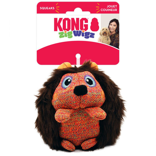 Kong ZigwigzKONG ZigWigz low-tone squeak entice play, sparking a dog’s instinct to chase. This hedgie’s roly-poly shape makes him ideal for gentle fetching while extra lining heKongMcCaskieKong Zigwigz