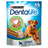 Purina Dentalife Dental ChewPurina® developed Purina® Dentalife®, a dental chew that is scientifically proven to help scrub even those hard-to-reach back teeth, that are the most vulnerable to Dog TreatsPurinaMcCaskiePurina Dentalife Dental Chew