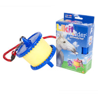 Likit Holder Various ColoursThis clever toy is designed to be hung freely in the stable from the rope provided and used in conjunction with a Likit Refill (650g), sold separately. As your horseHorse TreatsLikitMcCaskieLikit Holder