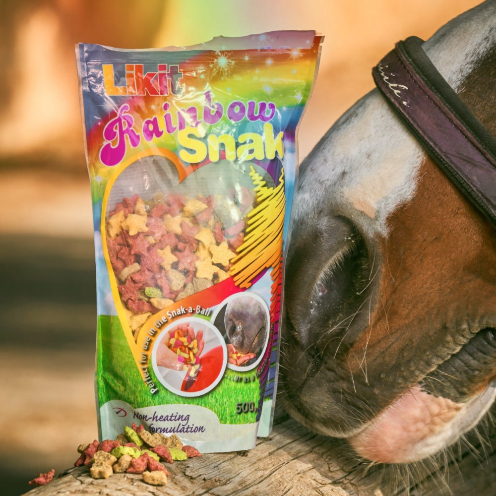 Likit Snaks 500gLikit Snaks are tasty, crunchy, heart shaped nibbles that fit easily inside the Likit Snak-a-Ball to alleviate boredom, or can be fed from the hand as a reward or trHorse TreatsLikitMcCaskieLikit Snaks 500g