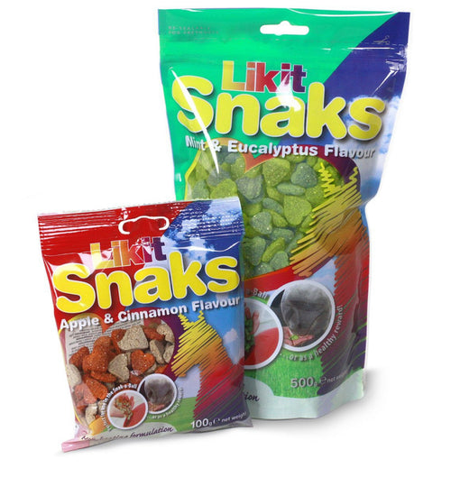 Likit Snaks 100gNon-Heating Formulation
Suitable for all horses and ponies including those prone to laminitis
Ideal for training or for use with the Snak-a-BallHorse TreatsLikitMcCaskieLikit Snaks 100g