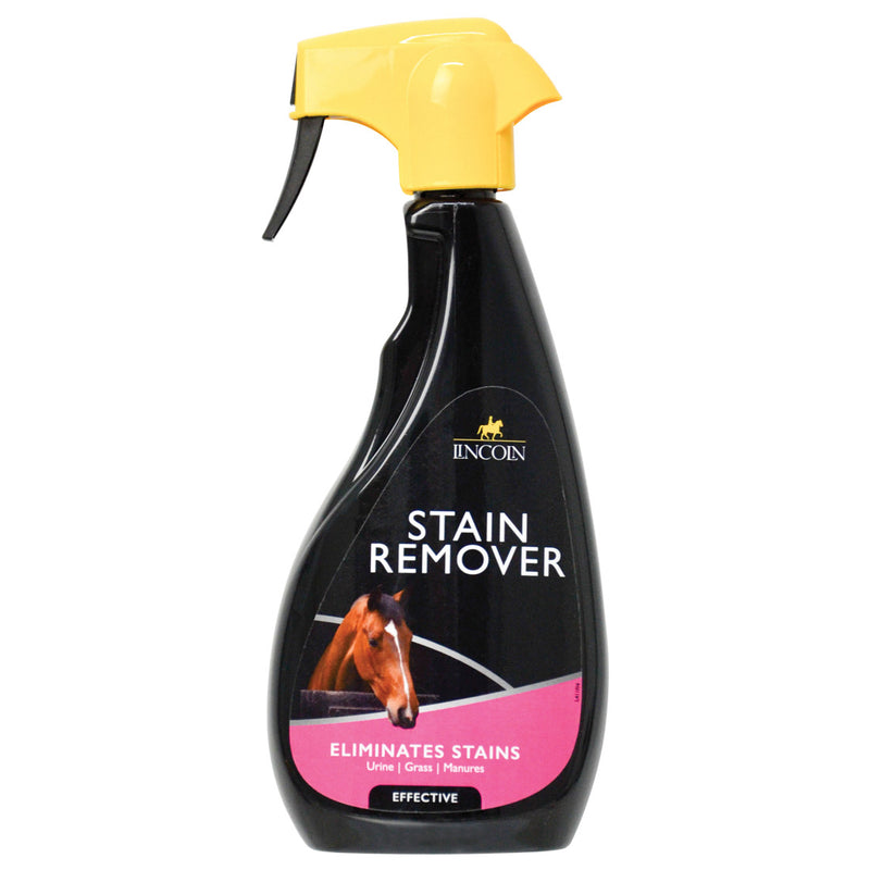 Lincoln Stain Remover 500mlEffectively removes stubborn grass and manure stains with ease. Contains 3 active ingredients for broad-spectrum stain removal. Handy to use for last minute spot cleHorse GroomingLincolnMcCaskieLincoln Stain Remover 500ml
