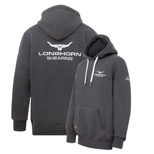 Longhorn Shearing Signature Hoody Grey