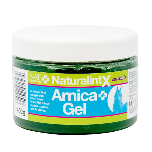 NAF Arnica Gel 400gA smooth, cooling gel to soothe minor strains, sprains and bruising following muscular exertion, knock or blow.Horse CareNAFMcCaskieNAF Arnica Gel 400g