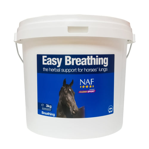 NAF Easy BreathingRespiratory stress is a common fact of life for the modern horse. Stabling, forage and indoor schools can all harbour dust and fungal spores which accumulate in and Horse Vitamins & SupplementsNAFMcCaskieNAF Easy Breathing