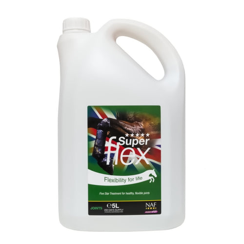 NAF Superflex LiquidSuperflex is the right combination; a scientifically balanced ratio of readily absorbed Glucosamine and Chondroitin, the highest quality MSM plus the added benefits Horse Vitamins & SupplementsNAFMcCaskieNAF Superflex Liquid