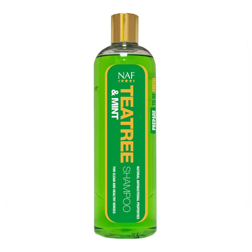 NAF Tea Tree & Mint Shampoo 500mlFor all dirty ponies who may be a little scurfy or need frequent washing this fabulous shampoo has been especially formulated with teatree for its natural antibacterHorse GroomingNAFMcCaskieNAF Tea Tree & Mint Shampoo 500ml