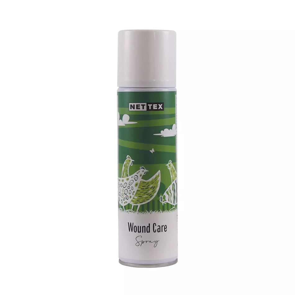 Nettex Poultry Wound Spray 250mlNettex Wound Care spray is a highly effective wound cleanser, for external application to minor wounds on poultry – essential for your first aid kit.Antibacterial – Poultry HealthNettexMcCaskieNettex Poultry Wound Spray 250ml