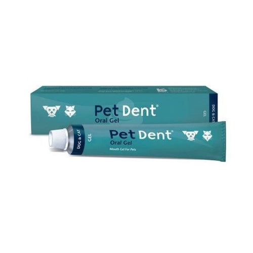 Pet Dent Oral Gel 60gPet Dent Oral Gel is a Chlorhexideine and Zinc gel that acts to control plaque formation, helps prevent bad breath, tooth decay and improves oral health. The unique Pet Oral Care SuppliesPharmavetMcCaskiePet Dent Oral Gel 60g