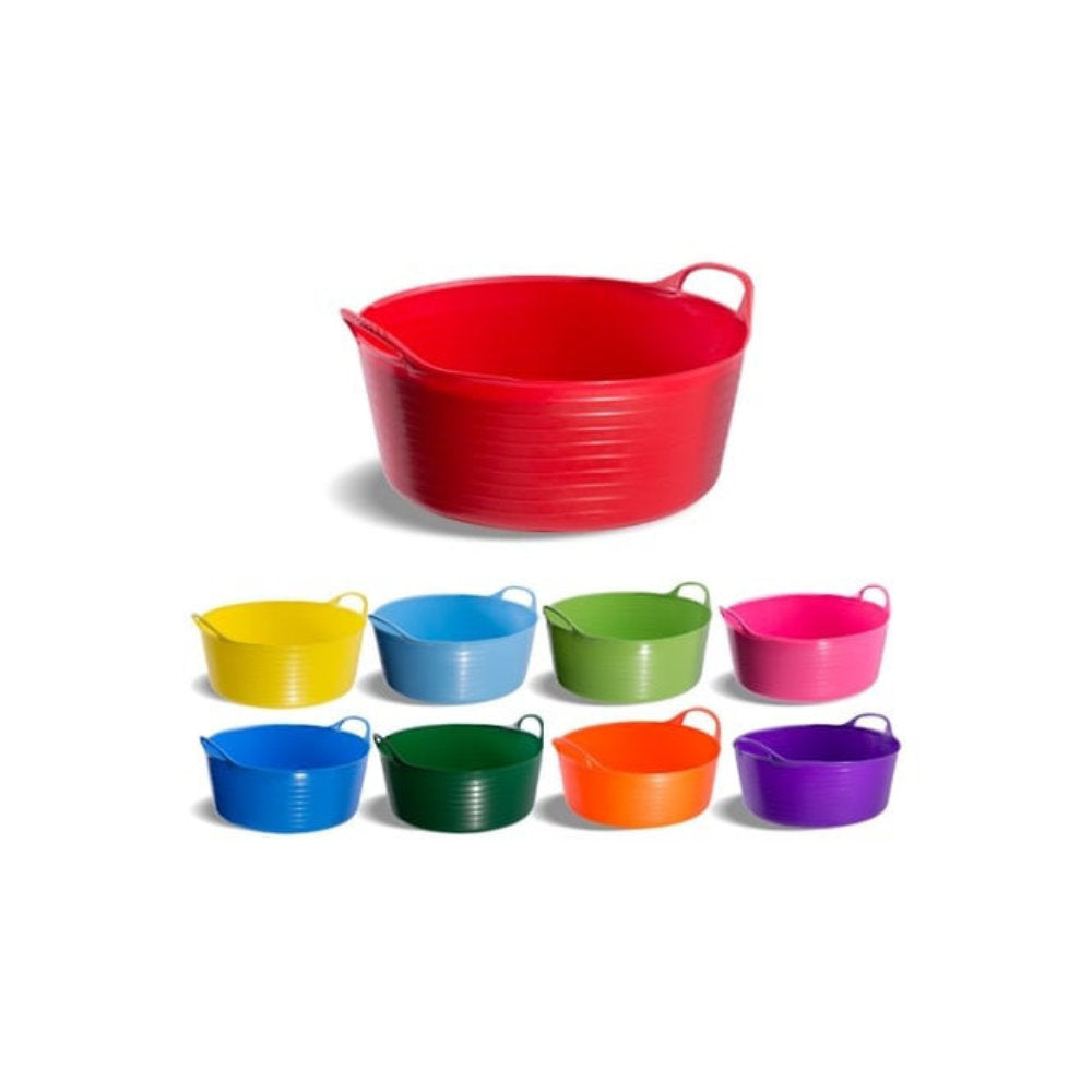 Red Gorilla Flexible Tub 15 Litre Shallow Assorted ColoursThe Small Shallow Gorilla Tub® 15L, previously known as Tubtrugs is a flexible and weather resistant tub that is built to last. You can use this tub for everything! Stable EquipmentRed GorillaMcCaskieRed Gorilla Flexible Tub 15 Litre Shallow Assorted Colours