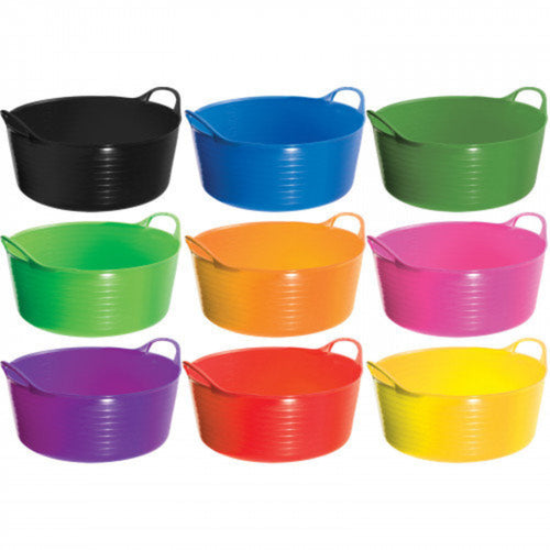 Red Gorilla Flexible Tub 15 Litre Shallow Assorted Colours