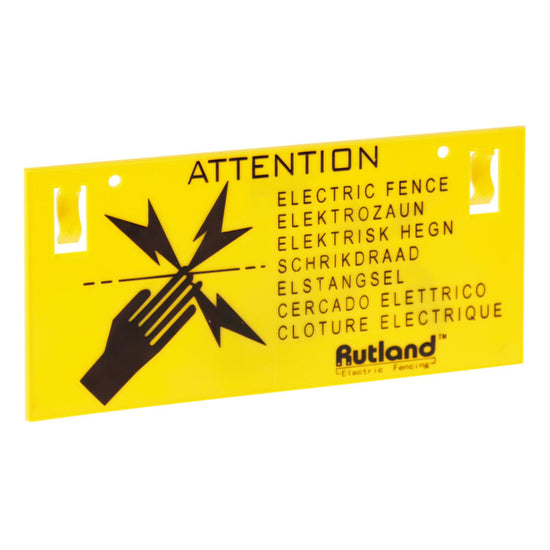 Rutland Electric Fence Warning Signs – McCaskie