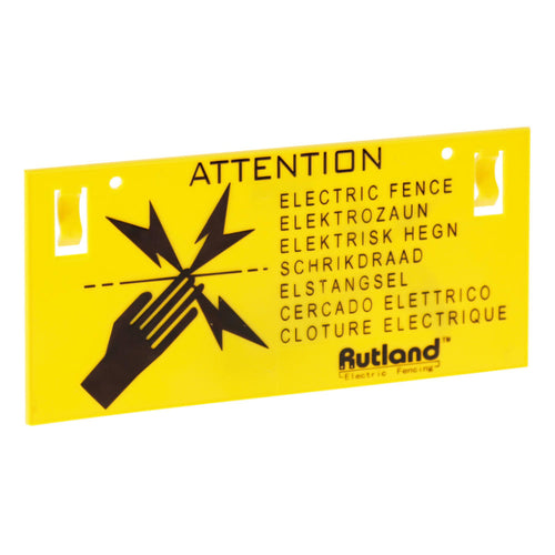 Rutland Electric Fence Warning Signs