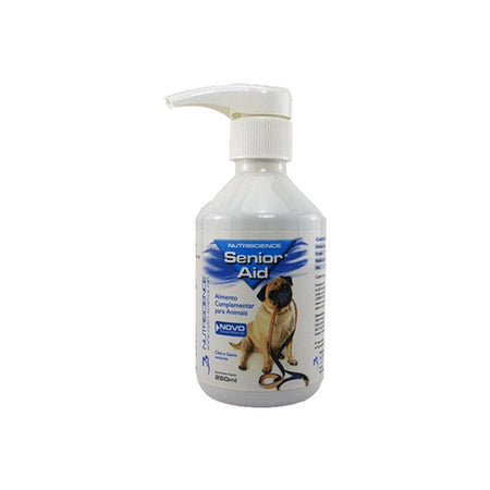 SeniorAid 250mlSeniorAid contains the essential daily nutrients plus supplemental nutrients which older dogs or cats either have an increased requirement for or do not produce suffPet Vitamins & SupplementsNutriscienceMcCaskieSeniorAid 250ml