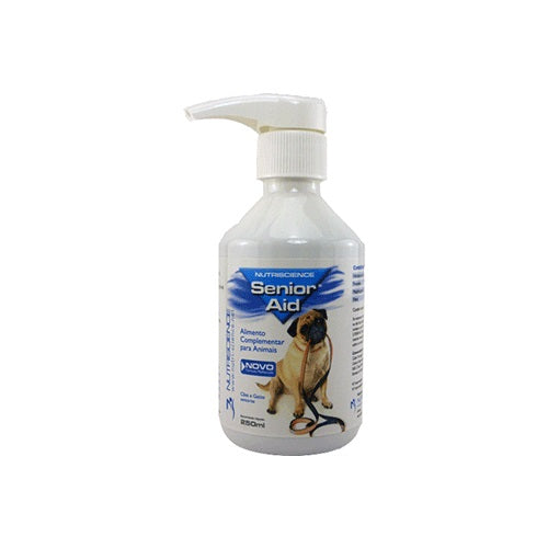SeniorAid 250mlSeniorAid contains the essential daily nutrients plus supplemental nutrients which older dogs or cats either have an increased requirement for or do not produce suffPet Vitamins & SupplementsNutriscienceMcCaskieSeniorAid 250ml