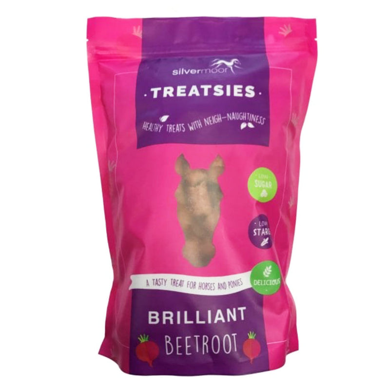 Silvermoor Treatsies Beetroot Horse Treats 1kgTreatsies are the ideal choice for their beneficial properties, to be used in physio stretching or simply to pamper and spoil your horse, they deserve the best!Horse TreatsSilvermoorMcCaskieSilvermoor Treatsies Beetroot Horse Treats 1kg