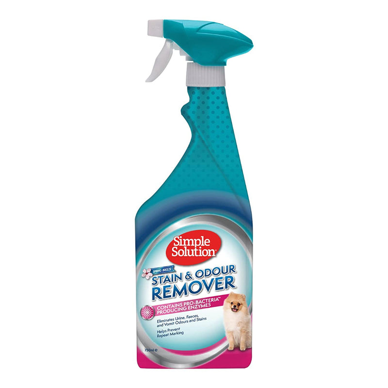 Simple Solution Stain and Odour Remover Spring Breeze 750ml
Simple Solution Spring Breeze stain &amp; odour remover has a refreshing spring breeze scent and a professional strength formula of Pro-Bacteria and enzymes to breaPet Odor & Stain RemoversSimple SolutionMcCaskieOdour Remover Spring Breeze 750ml