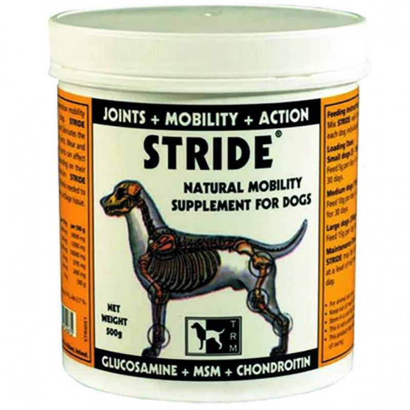 Stride Powder for Dogs 150gStride Powder is a complementary feeding stuff for the nutritional promotion of healthy cartilage and joints in dogs.Pet Vitamins & SupplementsTRMMcCaskieStride Powder