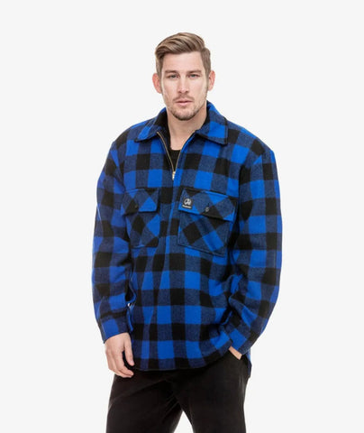 Swanndri Blue Check Ranger Bushshirt Made with 100% wool, the Bush Shirt is perfect for any outdoor or indoor use. The durable design of this product incorporates a pullover style, buttoned cuffs, and Shirts & TopsSwanndriMcCaskieSwanndri Blue Check Ranger Bushshirt