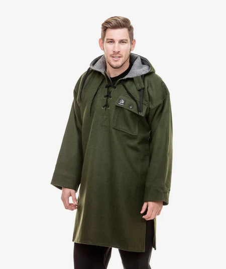 Swanndri Olive Original Lace Front Bush ShirtThis work shirt, made from one hundred percent pure New Zealand wool was fabled for its durability and practicality and quickly became the choice of pioneering New ZCoats & JacketsSwanndriMcCaskieSwanndri Olive Original Lace Front Bush Shirt