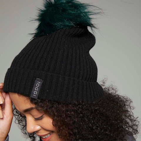 Toggi Black Dual Bobble Hat